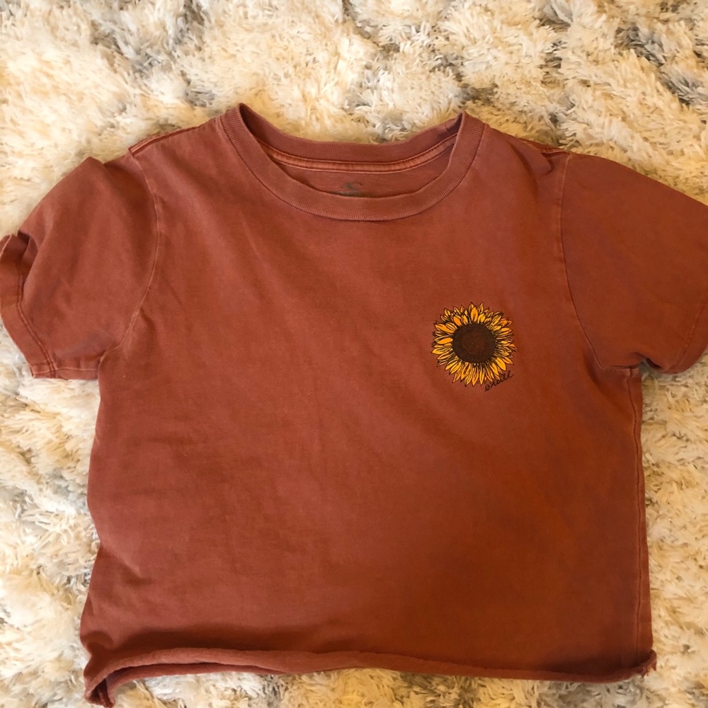 Tilly’s orange t-shirt with flower!